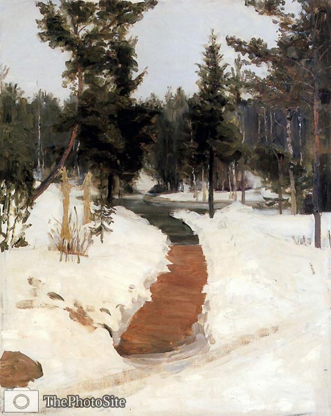 Winter Landscape Ilya Repin - Click Image to Close