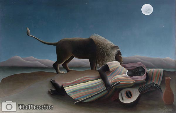The Sleeping Gypsy Henri Rousseau - Click Image to Close