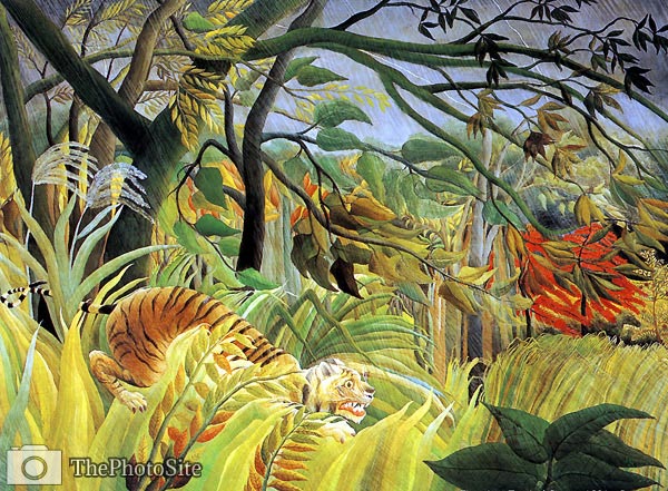 Surprise! Storm in a Forest Henri Rousseau - Click Image to Close