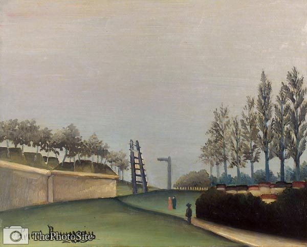 View of the Fortifications to the left of the Gate of Vanves Hen - Click Image to Close