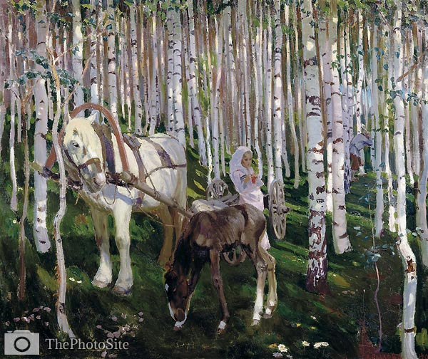 In the woods Arkady Rylov - Click Image to Close