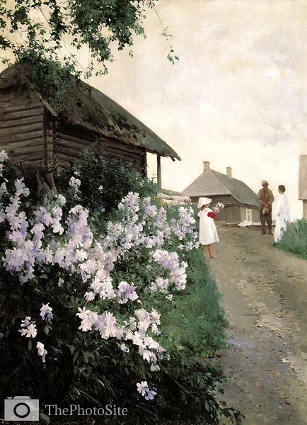 Cottage in Finland Andrei Nikolaevich SCHILDER - Click Image to Close