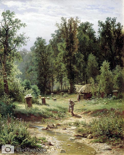 Apiary in a Forest Shishkin, Ivan Ivanovich - Click Image to Close