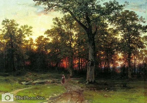 Wood in the Forest Shishkin, Ivan Ivanovich - Click Image to Close