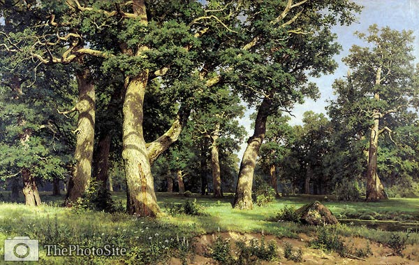 The Oak Grove Shishkin, Ivan Ivanovich - Click Image to Close