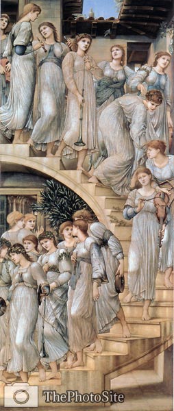 The Golden Stairs Edward Burne-Jones - Click Image to Close