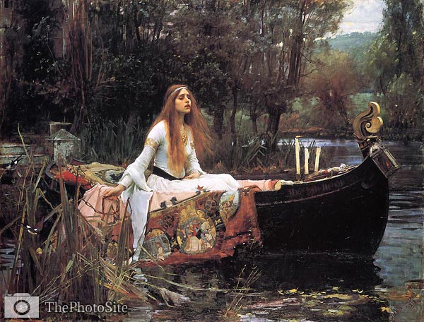 The lady of Shalott Waterhouse - Click Image to Close