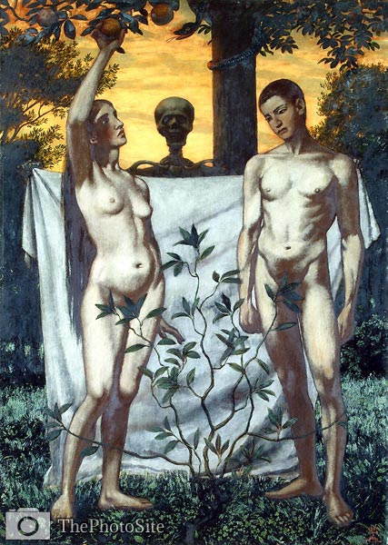 Adam and Eve Hans Thomas - Click Image to Close