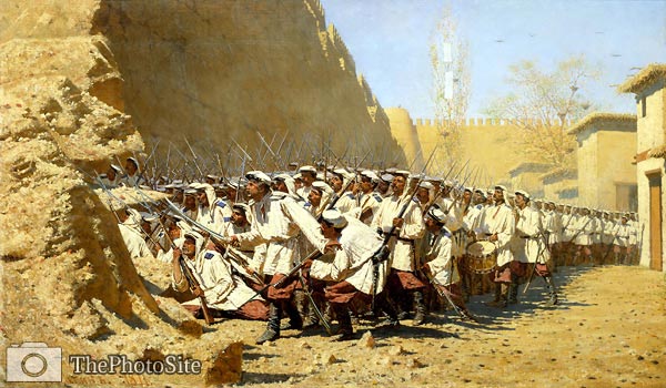 In the castle wall. Let the will Vereshchagin Vasily - Click Image to Close