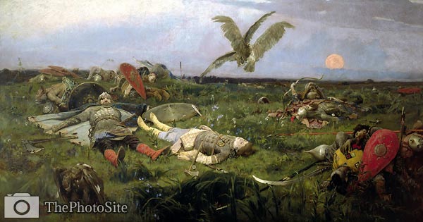 After Igor's battle with Polovtsy Viktor Vasnetsov - Click Image to Close