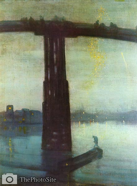The old Battersea bridge James Abbot McNeill Whistler - Click Image to Close