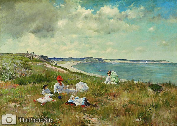 Idle Hours William Merritt Chase - Click Image to Close