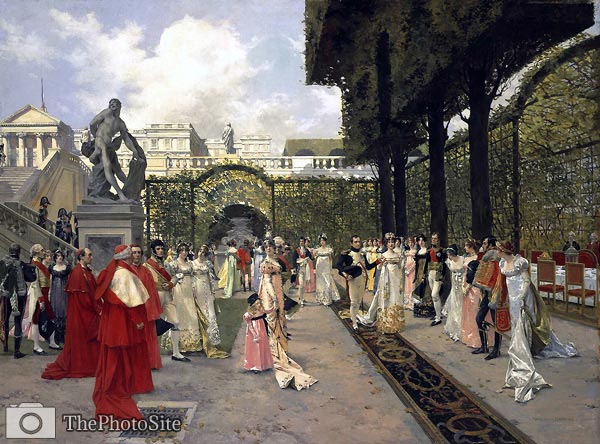 Napoleon I and King of Rome at Saint-Cloud in 1811 Francois Flam - Click Image to Close