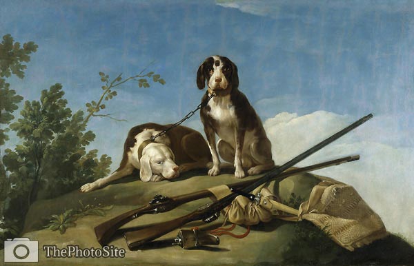 Perros y utiles de caza Francisco de Goya - Click Image to Close
