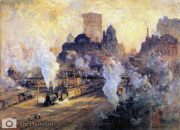 Grand central station Colin Campbell Cooper - Click Image to Close