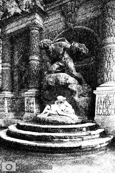 Fontaine de Medicis Jardin du Luxembourg - Click Image to Close