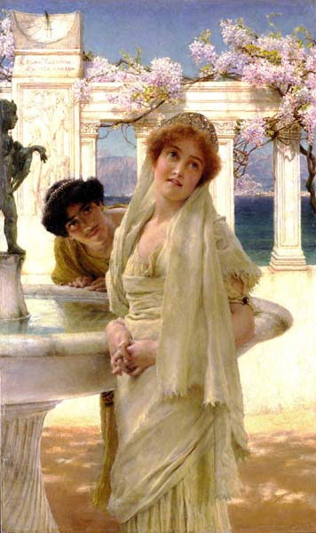 A difference of opinion 1896, Alma Tadema Lawrence - Click Image to Close