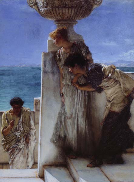 A foregone conclusion 1885 by Alma Tadema Lawrence - Click Image to Close
