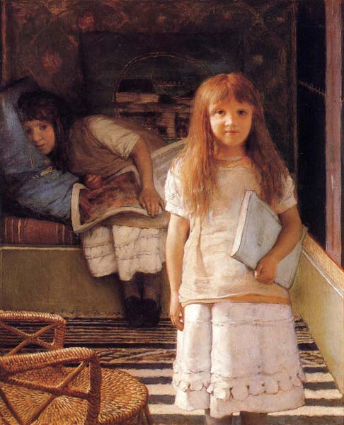 This is our corner 1872, Alma Tadema Lawrence - Click Image to Close