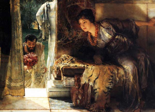 Welcome footsteps 1883, Alma Tadema Lawrence - Click Image to Close