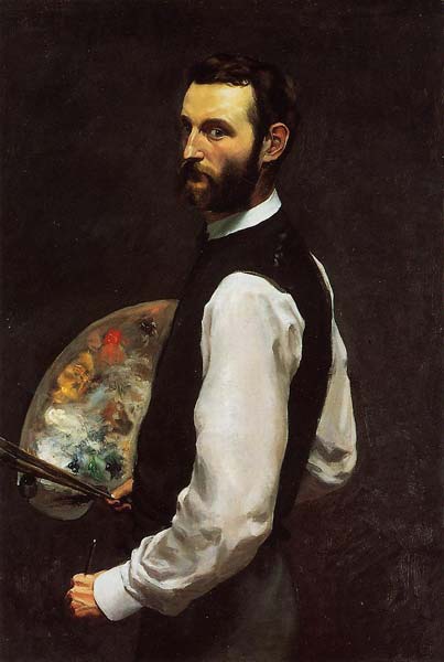 Self portrait 1866, Frederic Bazille - Click Image to Close