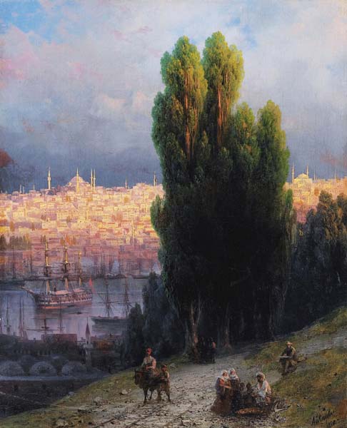 Constantinople 1880, Ivan Aivazovsky - Click Image to Close
