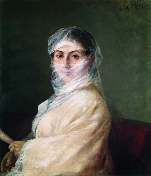 Portrait of the artist s wife anna burnazyan 1882 by Ivan Aivazo - Click Image to Close