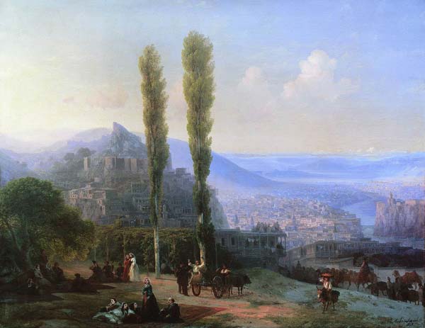 View of tiflis 1869 by Ivan Aivazovsky - Click Image to Close