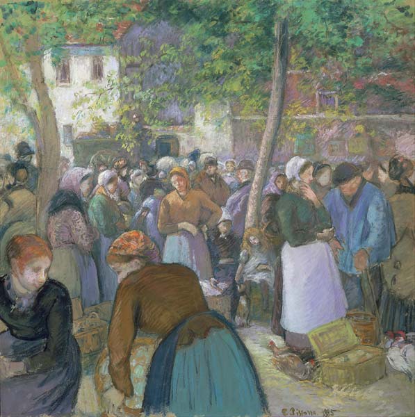 Poultry Market at Gisors - Click Image to Close