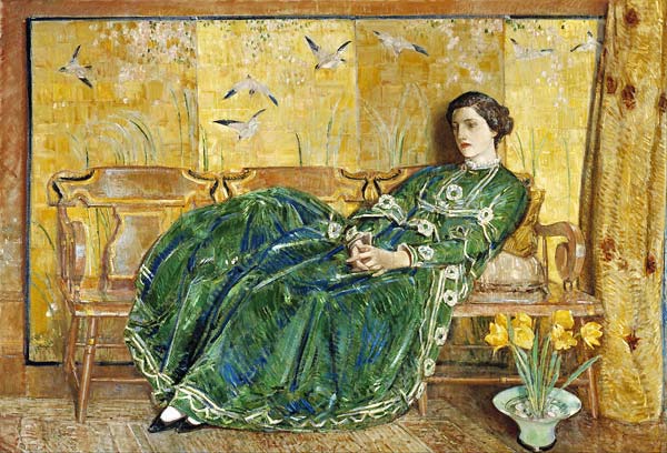 April (The Green Gown) - Click Image to Close