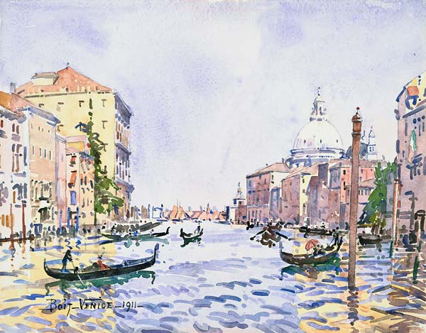 Venice Afternoon on the Grand Canal - Click Image to Close