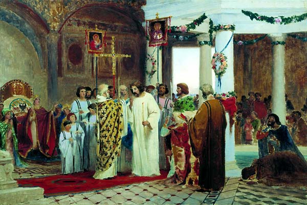 Baptism of prince Vladimir - Click Image to Close