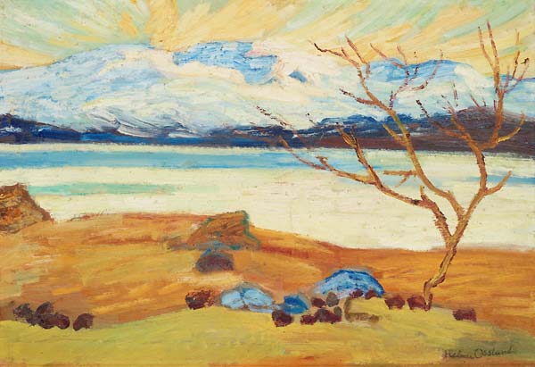 Spring landscape from the north of Sweden - Click Image to Close