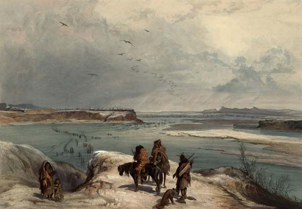 Fort clark on the missouri february 1834 - Click Image to Close