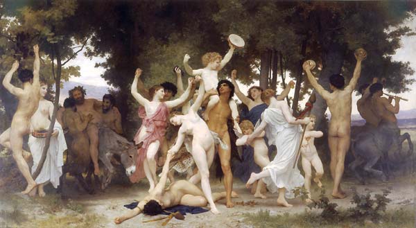 The youth of bacchus 1884 - Click Image to Close