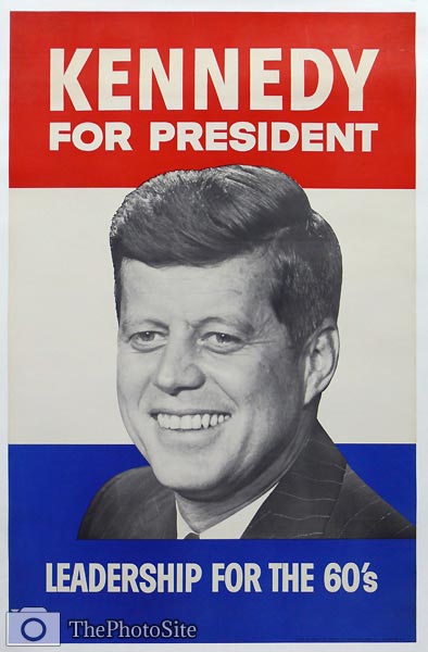 John F. Kennedy for President poster - Click Image to Close