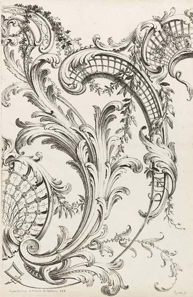 Shell Cartouches and Acanthus Leaf Motif - Click Image to Close