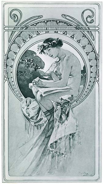 Alphonse Mucha From Documents Decoratifs 1901 2 - Click Image to Close