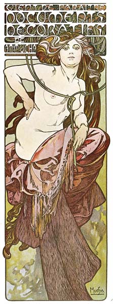 Alphonse Mucha From Documents Decoratifs 1901 5 - Click Image to Close