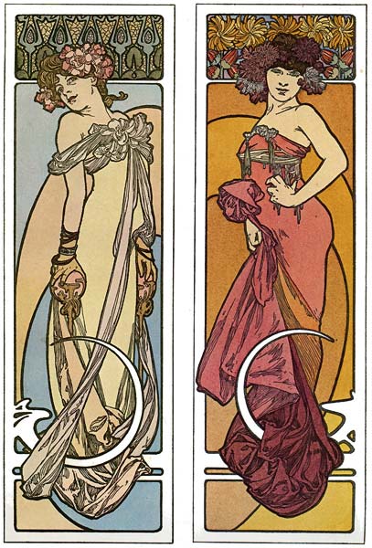 Alphonse Mucha From Documents Decoratifs 1901 7 - Click Image to Close