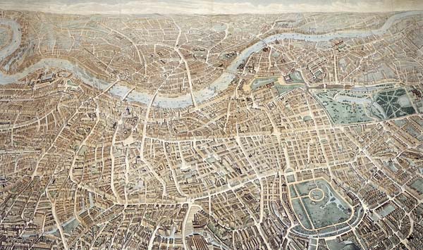 A Balloon View of London as seen from Hampstead - Click Image to Close
