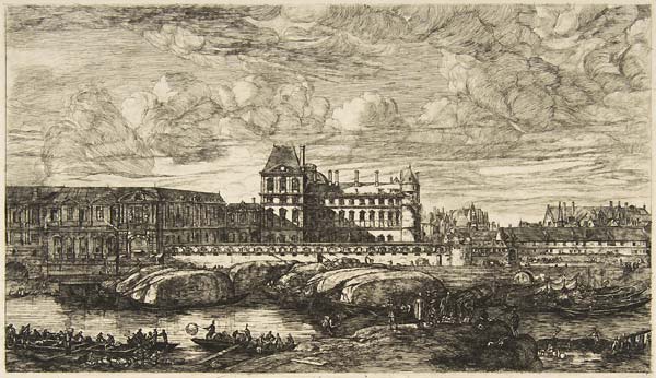 L'Ancien Louvre (The Old Louvre, Paris, after Zeeman) - Click Image to Close