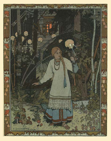 Illustration for the fairy tale vasilisa the beautiful 1900 3 - Click Image to Close