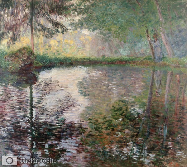 Pond at Montgeron Claude Monet - Click Image to Close