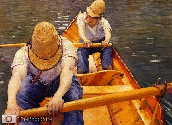 Oarsmen Gustave Caillebotte - Click Image to Close