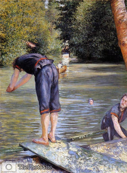 Bathers Gustave Caillebotte - Click Image to Close