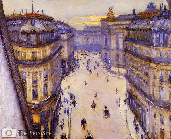 Rue Halevy, Seen from the Sixth Floor Gustave Caillebotte - Click Image to Close