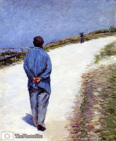 Man in a Smock Gustave Caillebotte - Click Image to Close