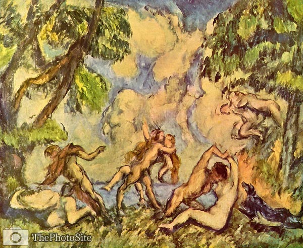 Bacchanal the dear fight Paul Cezanne - Click Image to Close