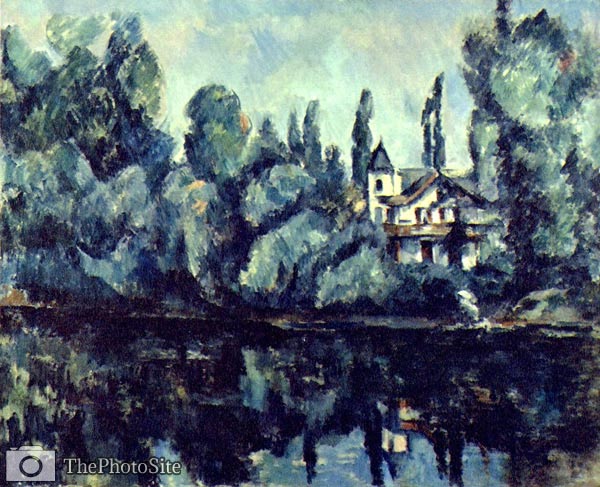 On the bank of the Marne Paul Cezanne - Click Image to Close